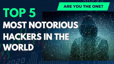 5 Most Notorious Hackers In The World Youtube