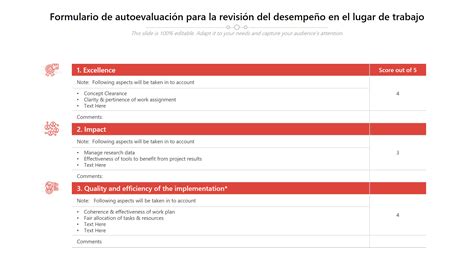 Las 10 mejores plantillas de autoevaluación con muestras y ejemplos