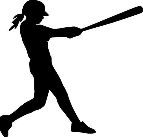 Softball Player Vinyl Decal Sticker 5 X 5 Fastpitch Batter Softball