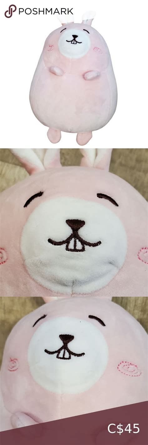 Miniso Life Squishible Pink Plush Bunny Bunny Plush Pink Miniso