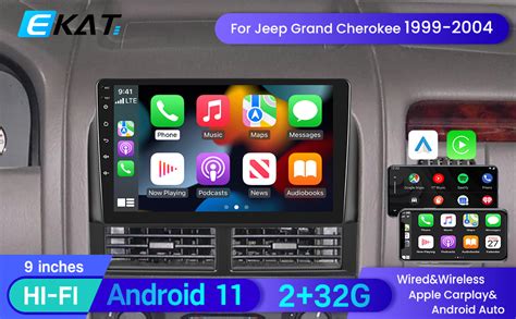 2G 64G Radio De Coche Android 13 Para Jeep Grand Cherokee 1999 2004