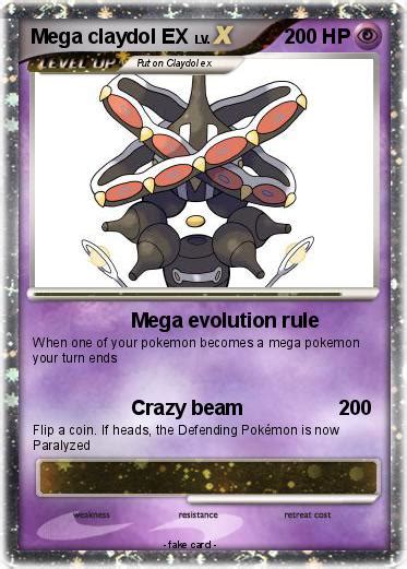 Pokémon Mega claydol EX - Mega evolution rule - My Pokemon Card