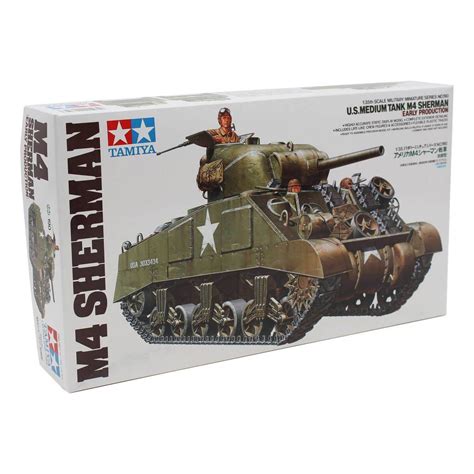 Tamiya U.S. Medium Tank M4 Sherman Model Kit | Hobbycraft