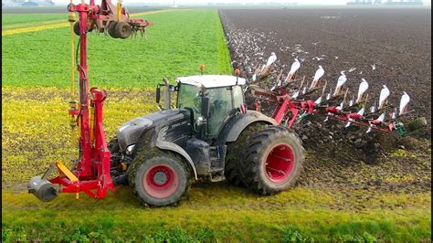 Ploughing And Soil Preparation In One Pass Fendt 939 W MH Rotor Arm