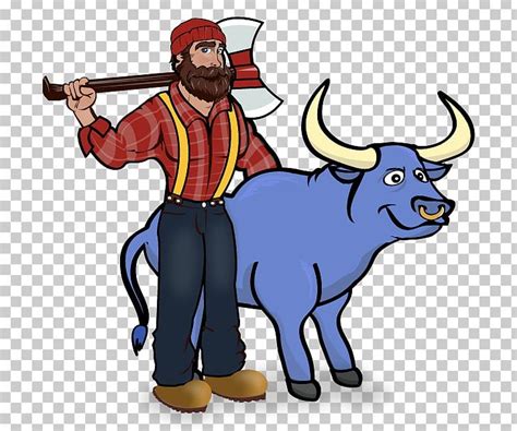 Paul Bunyan And Babe The Blue Ox Coloring Pages