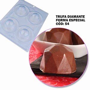 Forma Bwb Trufa Diamante Grande 3 Partes C Silicone 125G Cod 1054 Bwb