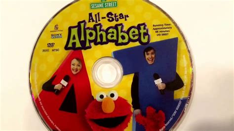 Sesame Street All Star Alphabet Cartoon Dvd Movie Collection Youtube