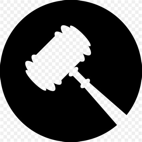 Gavel Law Symbol Judge Png 980x980px Gavel Black And White Court