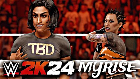 SIGN THE DOTTED LINE WWE 2K24 Female MyRISE 01 YouTube