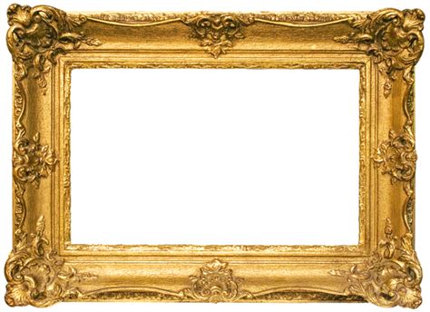 Classic Gold Frame Transparent PNG Image | Gallery Yopriceville - High-Quality Free Images and ...