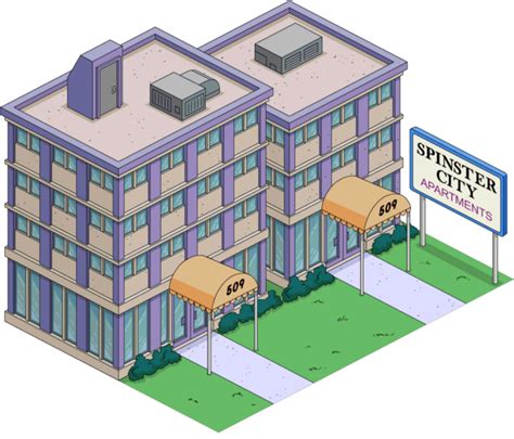 Spinster City Apartments The Simpsons Tapped Out Wiki Fandom