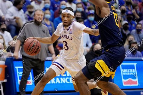 Kansas Guard Dajuan Harris Jr 3 Editorial Stock Photo Stock Image