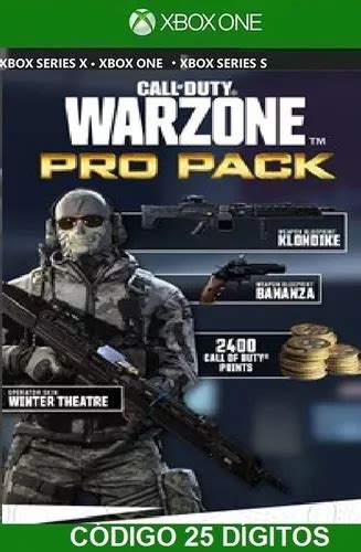 Call Of Duty Warzone Pacote Pro Dlc 25 Digitos Xbox One Mercadolivre