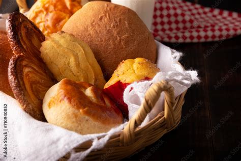 Foto Stock Variety Of Traditional Mexican Sweet Bread Bisquet Chino