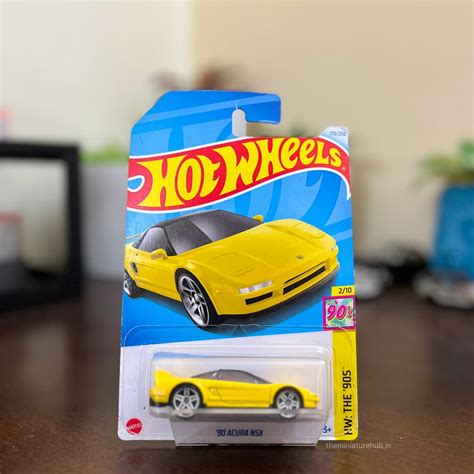 Hot Wheels Acura Nsx Yellow The Miniature Hub
