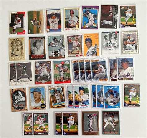 Tom Seaver Baseball Card Lot Cards Modern Commemorative Reprints