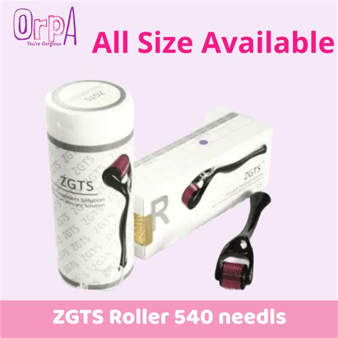 Zgts Derma Roller 540 Titanium Needles Microroller Orpa