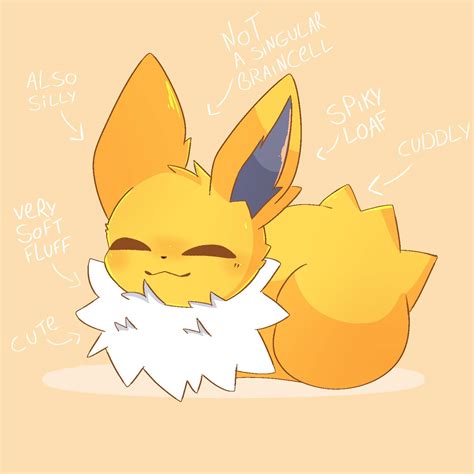 Polite Looking Loaf Cute Jolteon Fanart By Glacytale On Deviantart