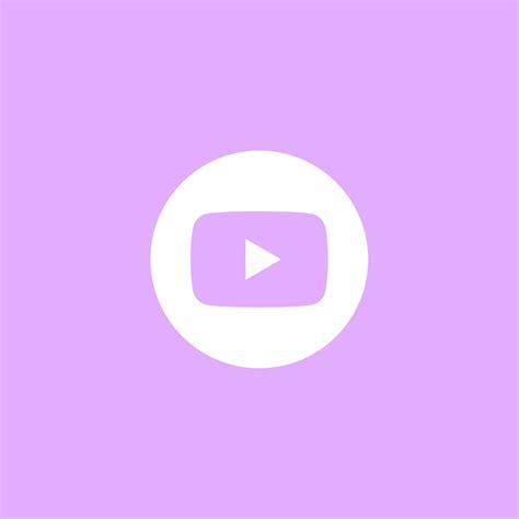 Youtube App Icon Aesthetic Pastel Blue