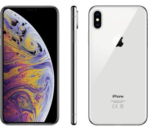 Apple Iphone Xs Max Gb Silver Deals Pc World