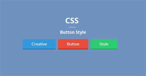 Creative CSS Button Style Tutorial | Fostrap