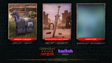 Drop Na Twitch De Conan Exiles Espada De Cristal De Sangue Reino De