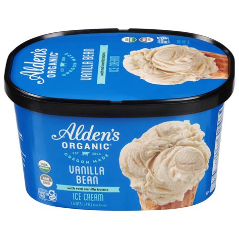 Save On Alden S Organic Ice Cream Vanilla Bean Order Online Delivery Stop And Shop