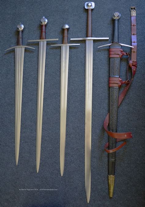 An array of medieval swords | Swords medieval, Medieval weapons, Cool ...