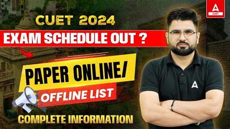 Cuet Exam Schedule Out Subject Exam Offline Nta