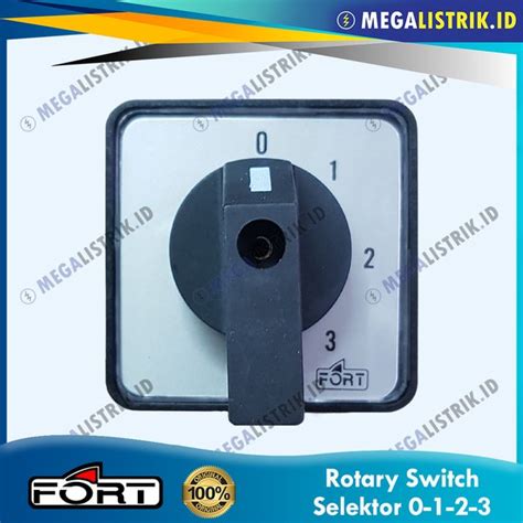 Jual Fort Selektor 0 1 2 3 3P 20A 0 1 2 3 Selector Switch Rotary COS