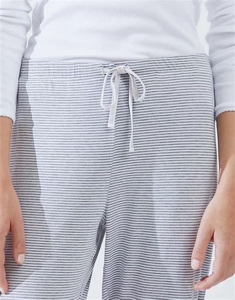 Jersey Stripe Pajama Bottoms Pajamas The White Company Us