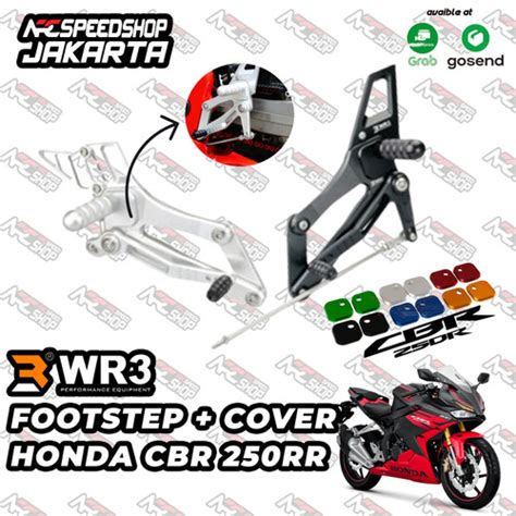 Jual Footstep Foot Step Underbone Wr Honda Cbr Rr V Series Black