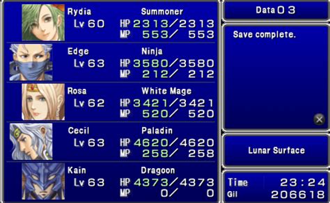 I Finally Finished Ff4 For The First Time R Finalfantasy