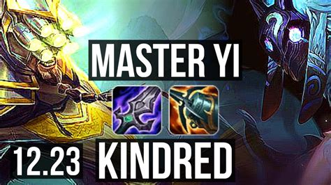 MASTER YI Vs KINDRED JNG Rank 2 Yi 12 3 3 Dominating TR