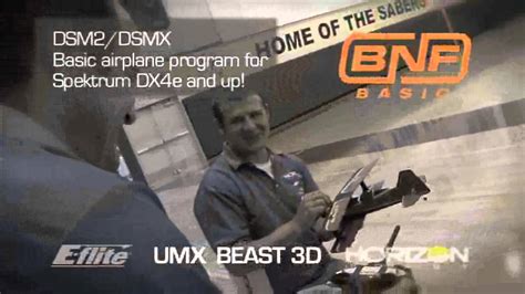 Радиоуправляемый самолёт E flite UMX Beast 3D BNF Basic EFLU4850 YouTube