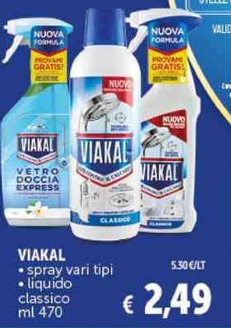 Offerta VIAKAL Spray Vari Tipi Liquido Classico Ml 470 Nel