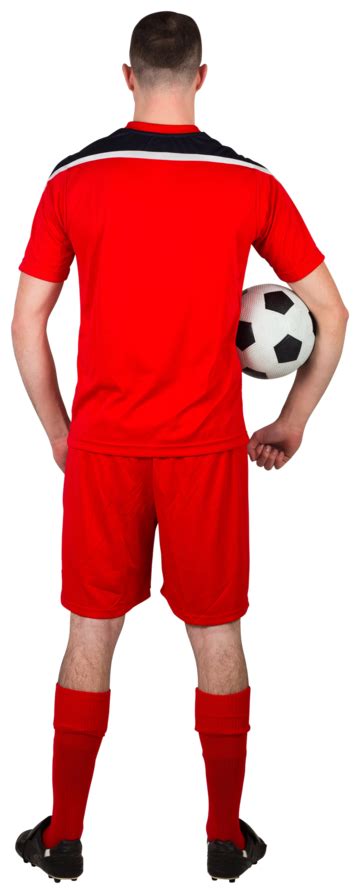 Football Player Holding The Ball Man Sportswear Football Male Png