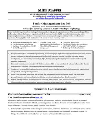 Mike Maffei Resume PDF