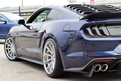 Ford Mustang S550 Blue Ferrada Fr4 Wheel Front