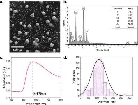 Morphological Compositional And Optical Characterization Of Aunps In