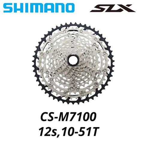 SHIMANO Deore SLX M7100 12 Speed K7 Micro Spline Cassette 12V Variable