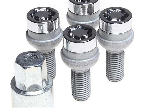 Smart Car Wheel Bolts And Locking Wheel Bolts Set Fortwo Up To 07