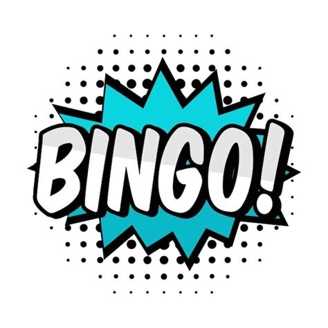 Adhesivo De Texto De Bingo Vector Premium Generado Con IA