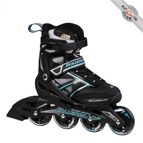 Купить Роликовые коньки ROLLERBLADE ZETRABLADE W black/light blue 2016 ...