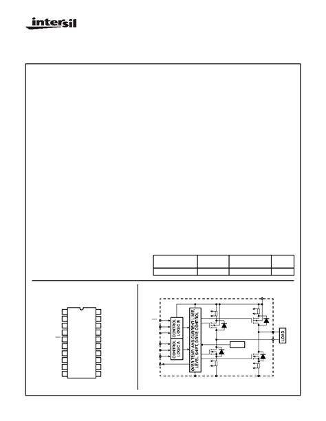 HIP4020IB Datasheet 1 8 Pages INTERSIL Half Full Bridge Power