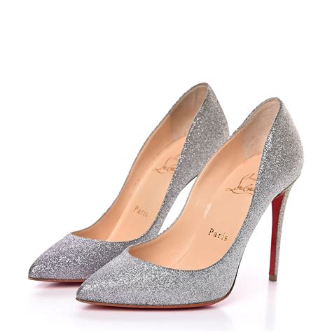 CHRISTIAN LOUBOUTIN Degrade Glitter Pigalle Follies 100 Pumps 35 5