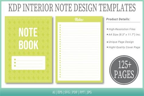 Straw Notepad Templates Graphic By Finer Designers Creative Fabrica