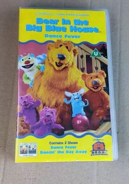 BEAR IN THE Big Blue House Dance Fever VHS Video Kids Children EUR 10,56 - PicClick IT