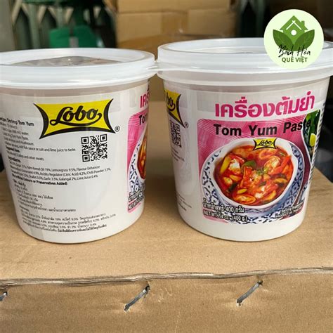Imported Tom YUM PASTE Thai Hot Pot Spices Vegetarian LOBO Brand 400gr Sour Spicy Hot Pot
