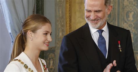 El Cariñoso Gesto De Felipe Vi Con La Princesa Leonor La Protagonista Sin Pretenderlo De Su